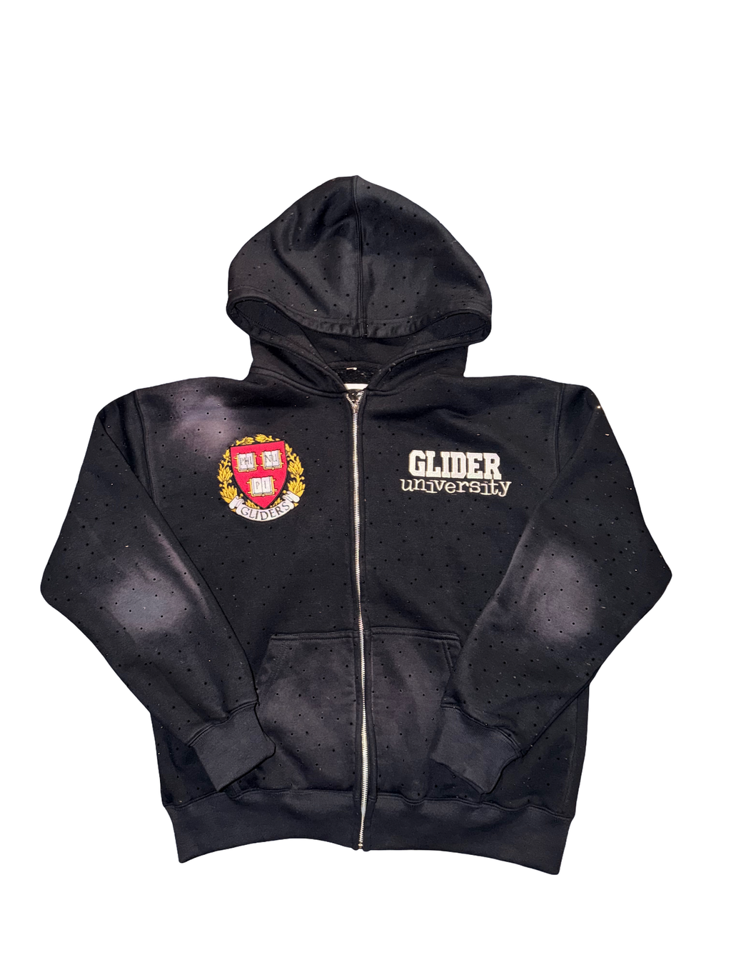 Black Glider University Zip-Up