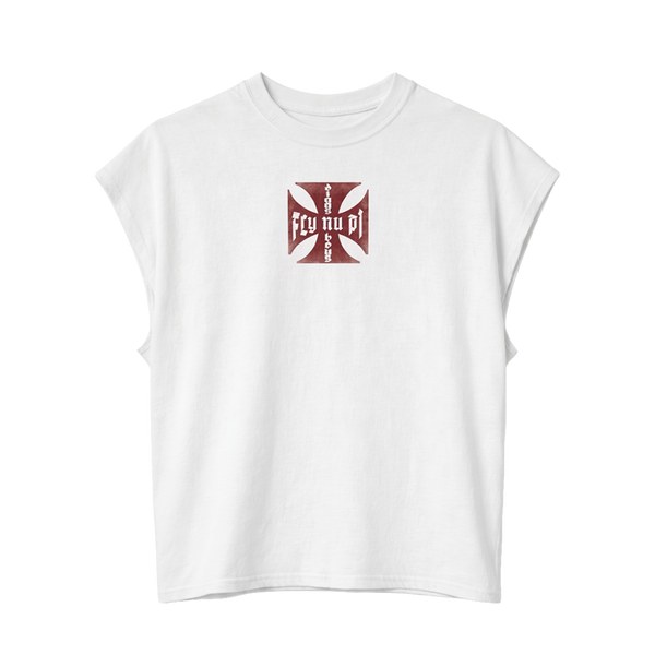White Diggs' Boys Cut-Sleeve Tee